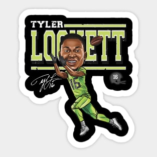 Tyler Lockett Seattle Cartoon Sticker